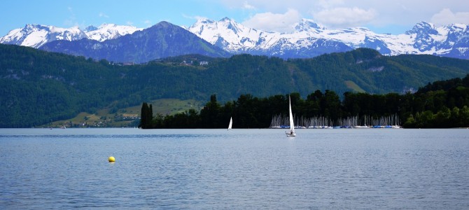 Lucerne – Pogled na Alpe / A view of the Alps