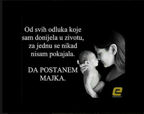 Majka….imenica, koja nema zamjenicu.